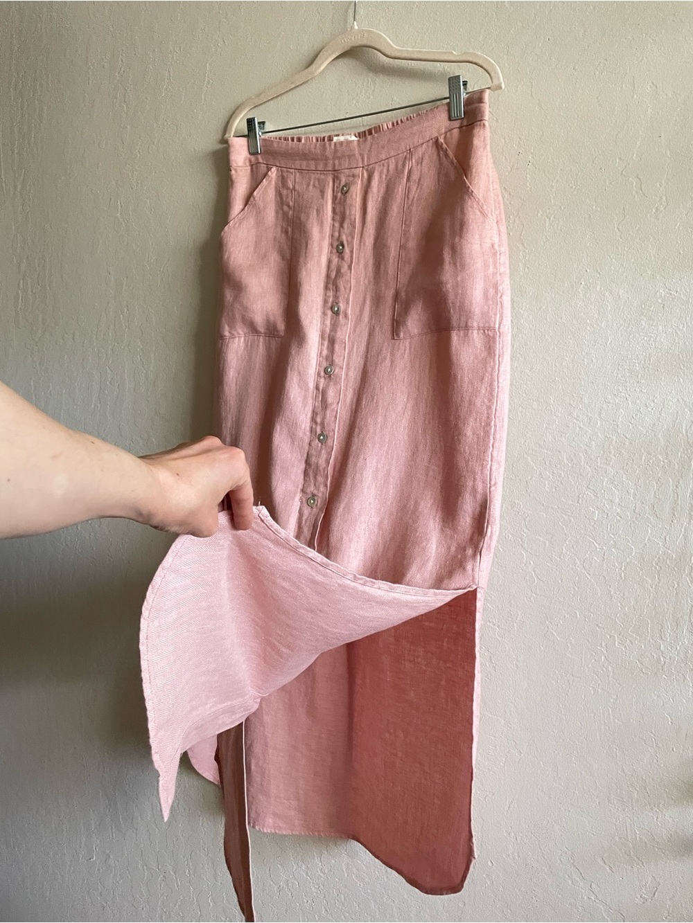 Linen maxi skirt - Picture 4 of 10